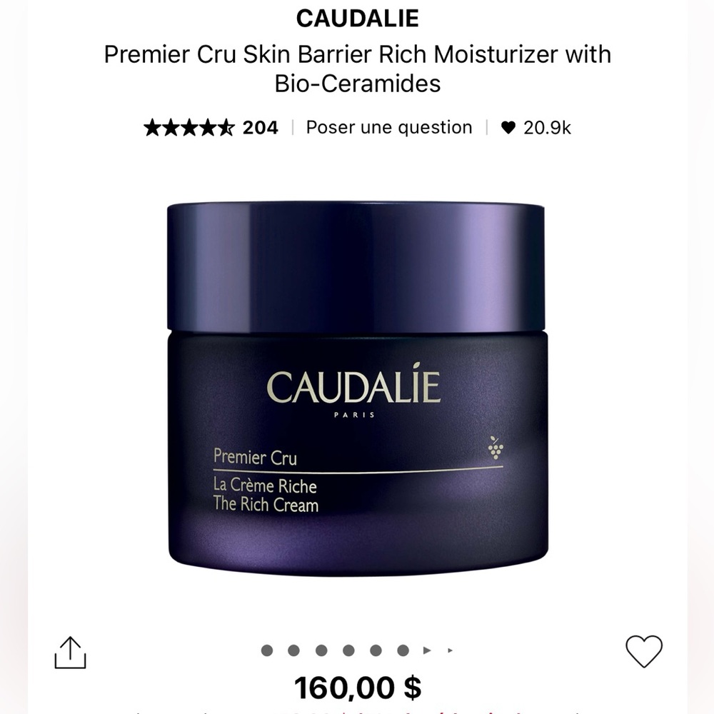 Caudalie PREMIER CRU THE RICH CREAM